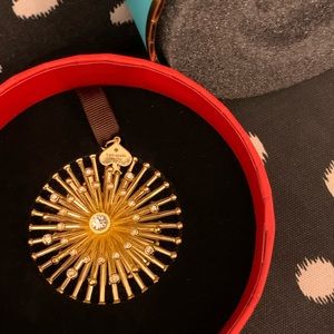 kate spade Gold Starburst Lennox Ornament